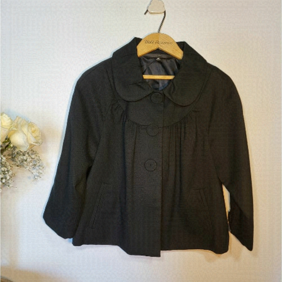 MINI black cropped Mossimo blazer M - Picture 1 of 7